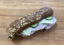 Skinke/ost sandwich